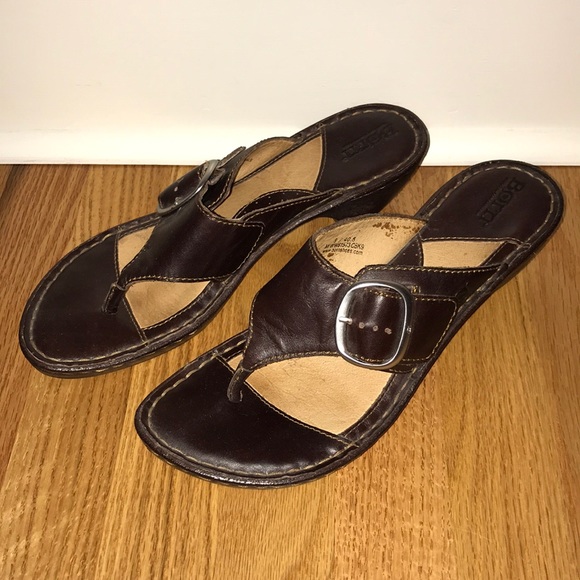 born leather sandals womens